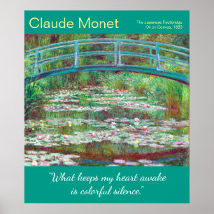 Póster Cota de Artista Monet Japonês Restaurada
