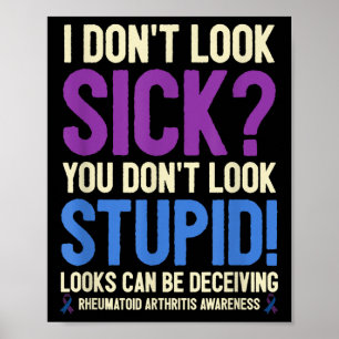 Poster Cota de Conscientização da Artrite Reumatoide Eu N