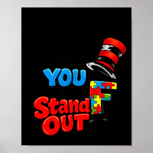 Poster Cota de Conscientização do Autismo Médico Professo