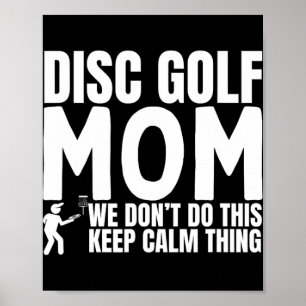 Poster Cota de mãe de Disc Golf engraçado Disc Golf 