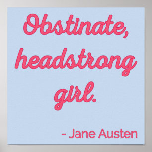 Poster Cota de Orgulho e Preconceito II - Estilo Bonito