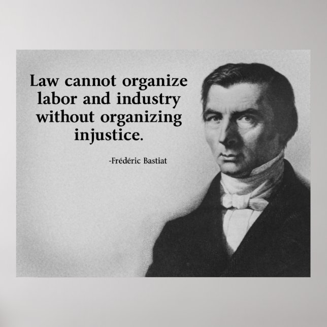 Póster Cota de Trabalho Bastiat (Frente)