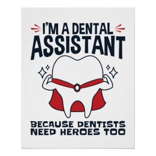 Póster Cota Heroínas Engraçadas do Assistente Dental