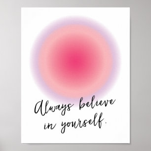 Poster Cota Inspirativa Positiva para Garota Adolescente