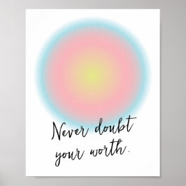 Poster Cota Inspirativa Positiva para Garota Adolescente