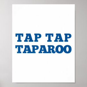 Poster Cota Motivacional de Hóquei Tap Taparoo Homens Mul