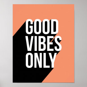 Poster Cota motivadora longa sombra