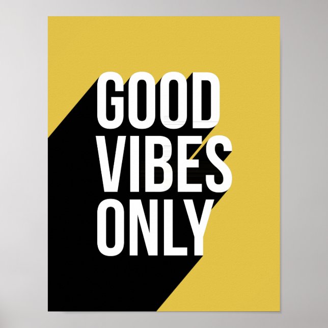 Póster Cota motivadora longa sombra (Frente)