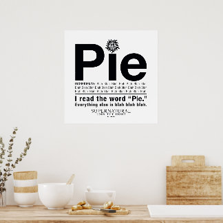 Poster Cota "Pie" sobrenatural