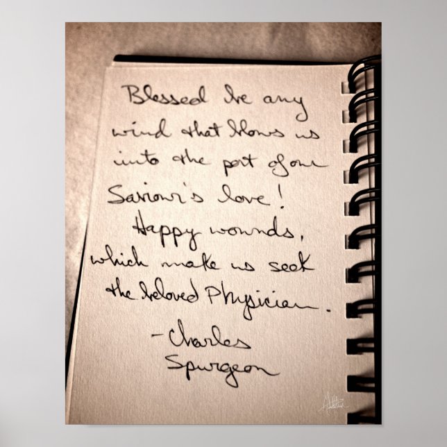 Póster Cota Spurgeon [Impressão] (Frente)