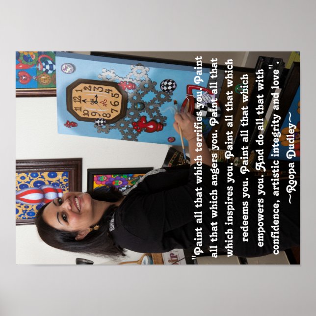 PÓSTER COTAÇÃO DE ARTE ROOPA DUDLEY (Frente)