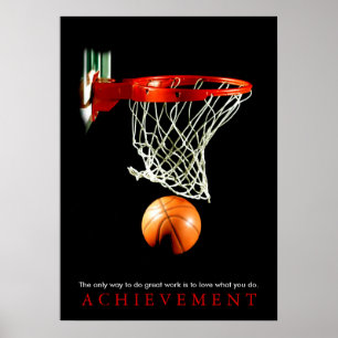 Póster Cotação de Atentado - Basquete Motivacional