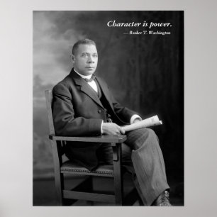 Póster Cotação de Booker T. Washington