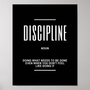 Poster Cotação de Definição DISCIPLINE - Cotações Inspira