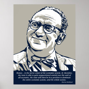 Póster Cotação Dinheiro do Rothbard