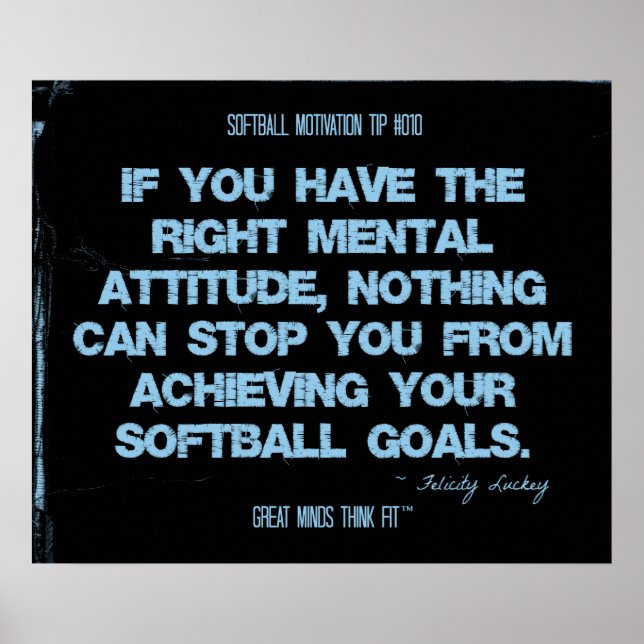 Poster Cotações de Softball em Threads 010 (Frente)