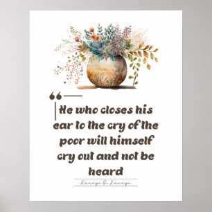Poster Cotações do Africa Proverb