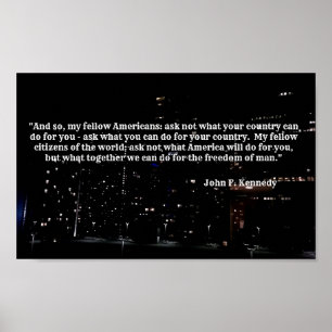 Poster Cotações do JFK
