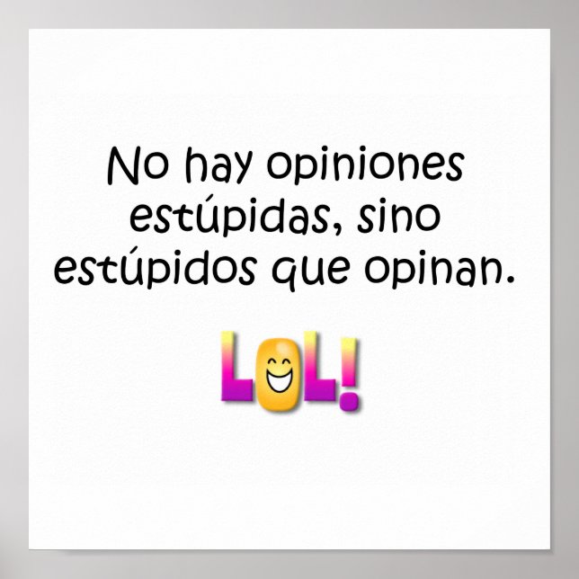 Póster Cotações Espanholas (Frente)