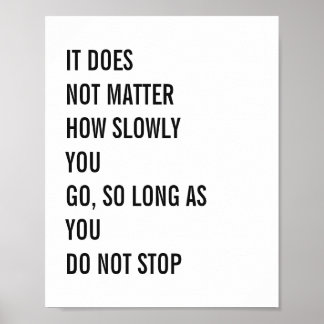 Póster Cotações Motivacionais Famosas Cotações Confucius 