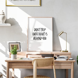 Poster Cotações Motivacionais Inspiracionais com Letra Mã