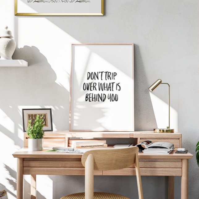 Poster Cotações Motivacionais Inspiracionais com Letra Mã (Criador carregado)