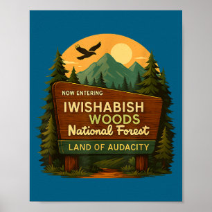 Poster Cotações Nacionais Floresta de Iwishabish Humor