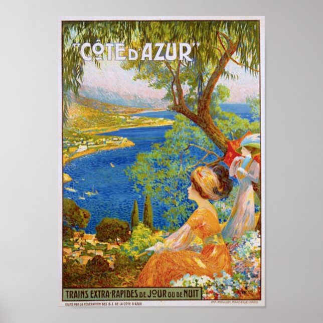 Póster Cote d'Azur (Frente)