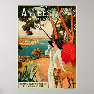 Póster ~ Cote d'Azur de Antibes