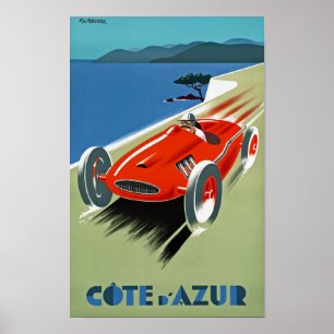 Póster Cote d'Azure
