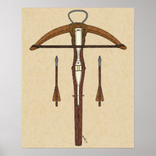 Póster Cotovelo medieval com parafusos