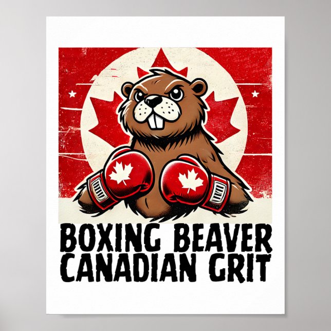 Poster Cotovelos Acima Canadá Tarifas Contrárias Canadens (Frente)