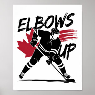 Poster Cotovelos Acima Canadá Verdadeiro Norte Forte Livr