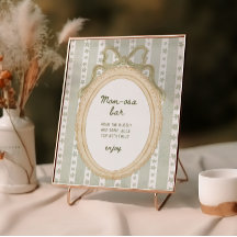 Cottage Pear Baby Shower Mom-osa Bar  