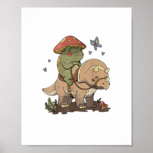 Poster Cottagecore Sapo Estética Cogumelo Fofo Goblinco