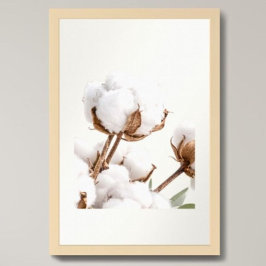 Poster Cotton Branch Wall Art | Minimal Neutral Farmhouse