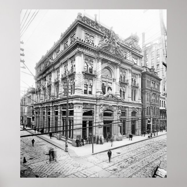 Póster Cotton Exchange, Nova Orleans, 1890 (Frente)