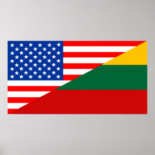 Poster coun dos EUA da bandeira de Estados Unidos Améric