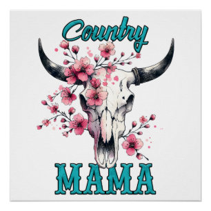 Póster Country Mama