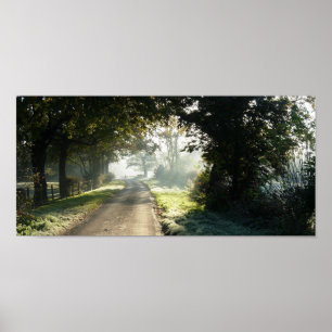 Póster Country Road em Cheshire