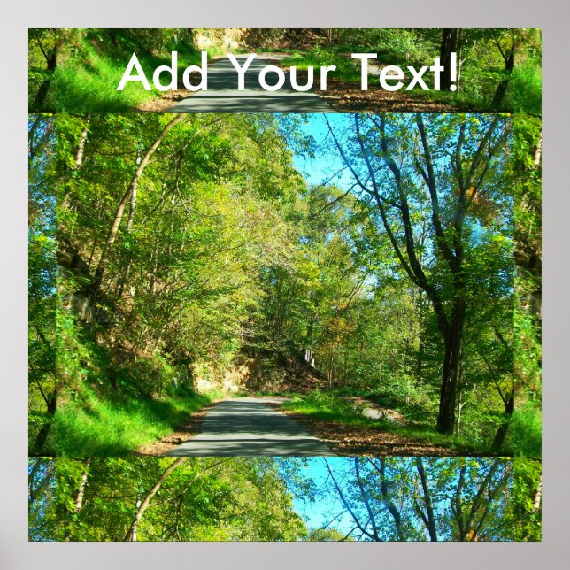Póster Country Road Fayette County (Frente)