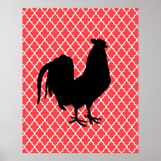 Póster Country Rooster (Frente)