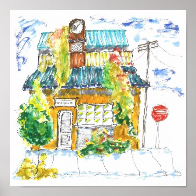 Poster Country Tea House (Frente)