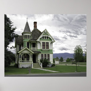 Poster Country Victorian - Hamilton Montana