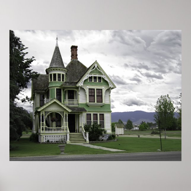 Poster Country Victorian - Hamilton Montana (Frente)