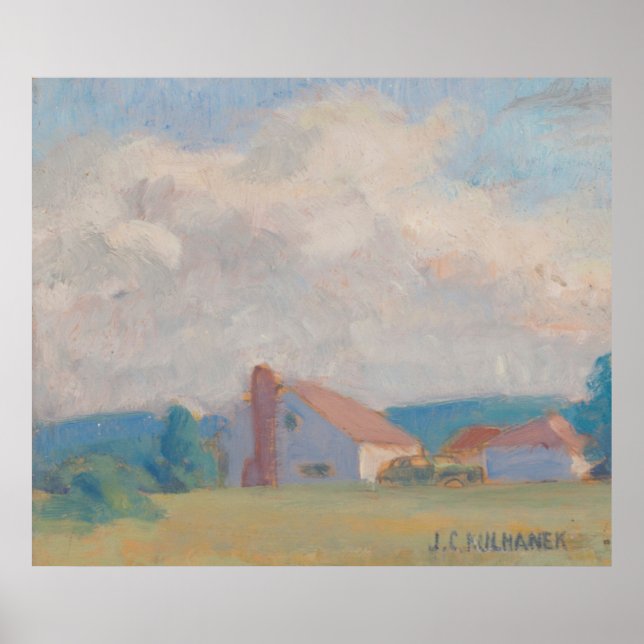 Poster Country Vista - Paisagem de Kulhanek (1945) (Frente)