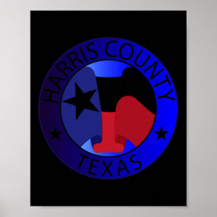 Poster County Texas Kamala Harris 2024 Eletion Anti Trum