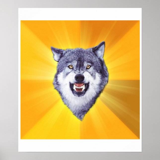 Poster Courage Wolf (Frente)