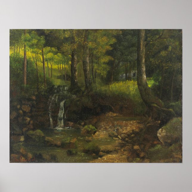 Poster Courbet - Floresta (Frente)