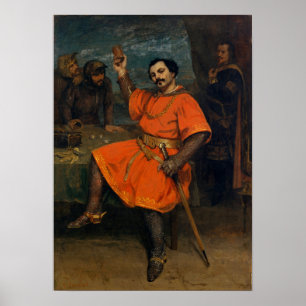 Poster Courbet - Louis Gueymard As Robert Le Diable